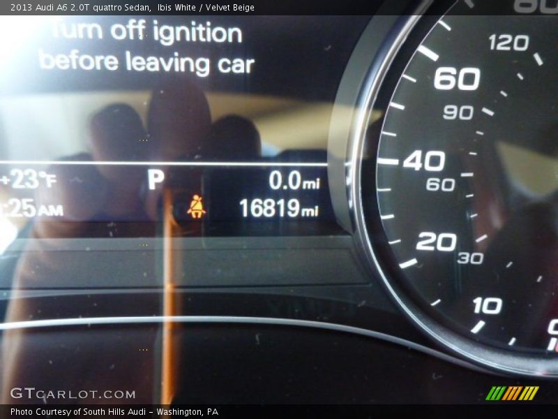 Ibis White / Velvet Beige 2013 Audi A6 2.0T quattro Sedan