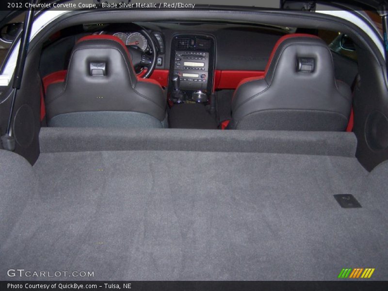 Blade Silver Metallic / Red/Ebony 2012 Chevrolet Corvette Coupe