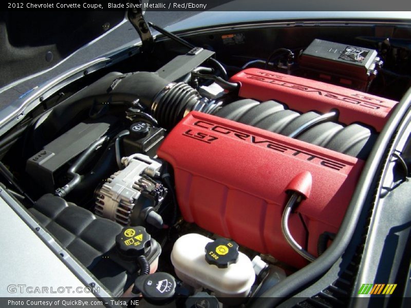 Blade Silver Metallic / Red/Ebony 2012 Chevrolet Corvette Coupe