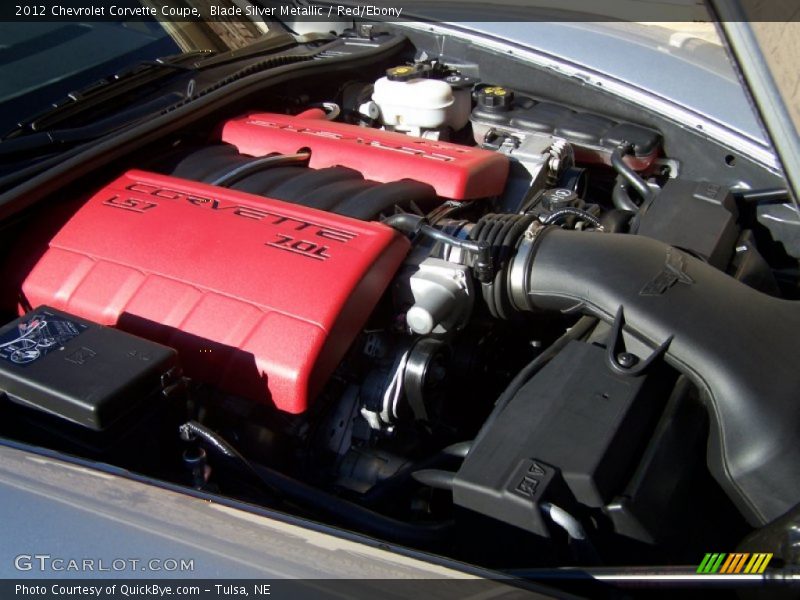 Blade Silver Metallic / Red/Ebony 2012 Chevrolet Corvette Coupe