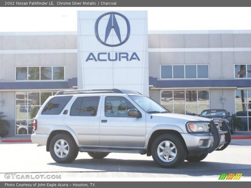 Chrome Silver Metallic / Charcoal 2002 Nissan Pathfinder LE