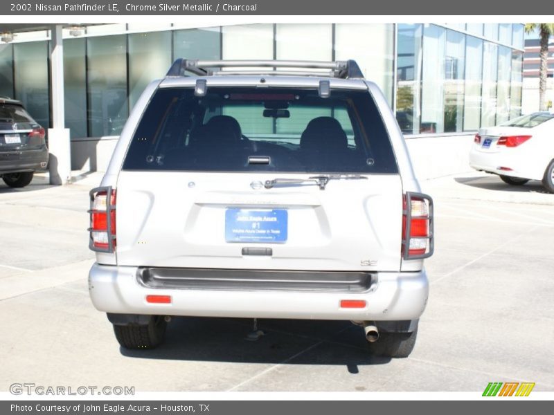 Chrome Silver Metallic / Charcoal 2002 Nissan Pathfinder LE