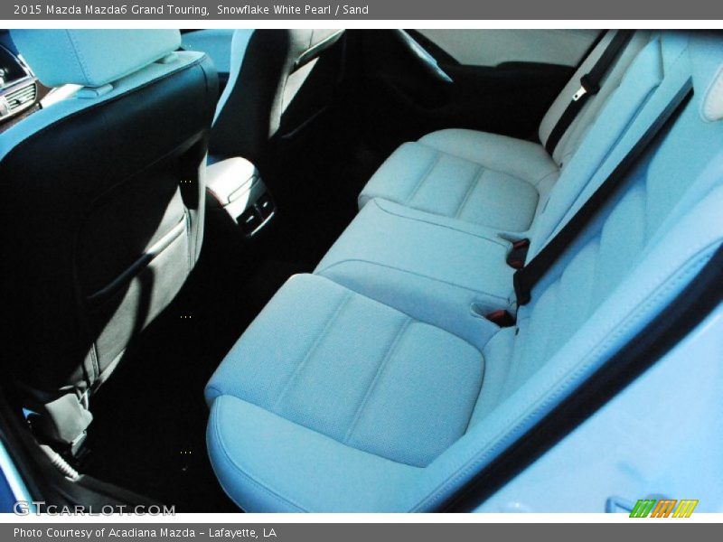 Snowflake White Pearl / Sand 2015 Mazda Mazda6 Grand Touring