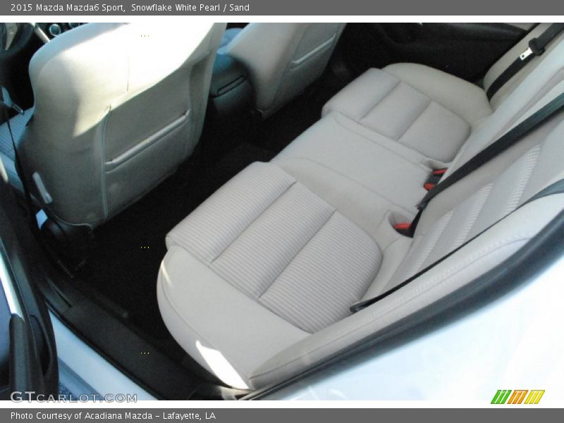 Snowflake White Pearl / Sand 2015 Mazda Mazda6 Sport