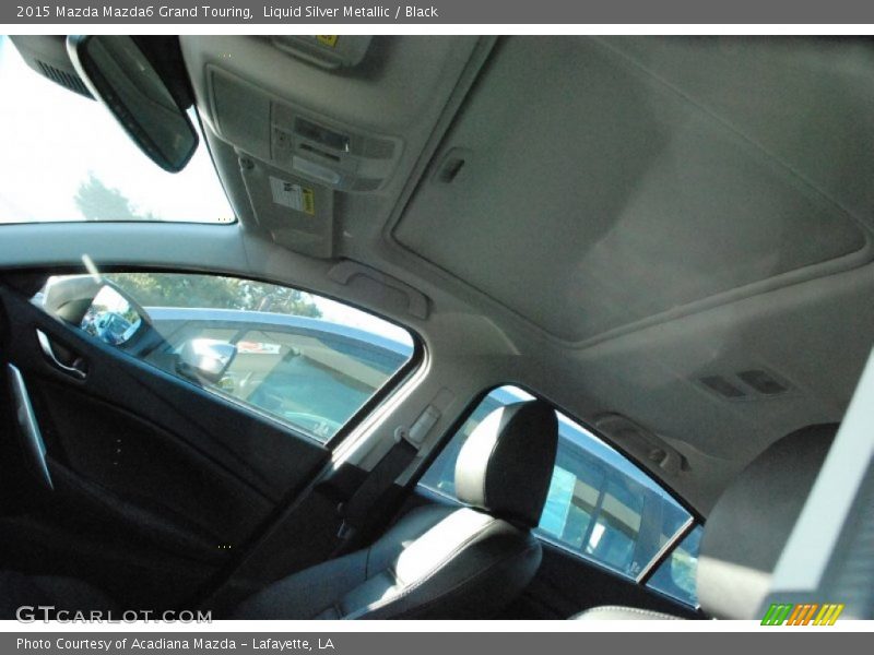 Liquid Silver Metallic / Black 2015 Mazda Mazda6 Grand Touring