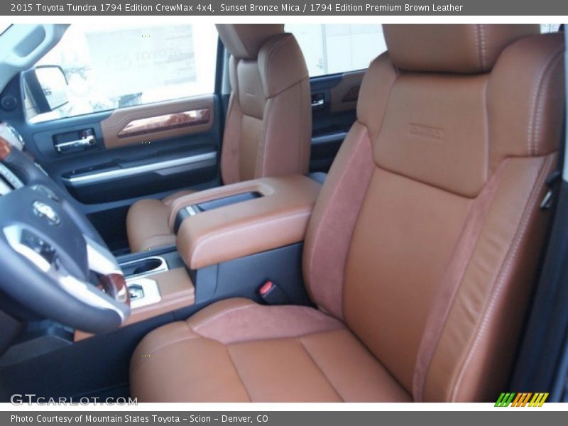 Sunset Bronze Mica / 1794 Edition Premium Brown Leather 2015 Toyota Tundra 1794 Edition CrewMax 4x4