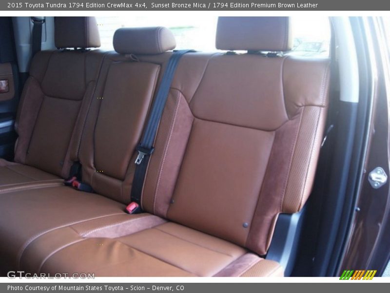 Sunset Bronze Mica / 1794 Edition Premium Brown Leather 2015 Toyota Tundra 1794 Edition CrewMax 4x4