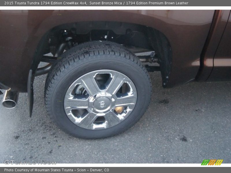 Sunset Bronze Mica / 1794 Edition Premium Brown Leather 2015 Toyota Tundra 1794 Edition CrewMax 4x4