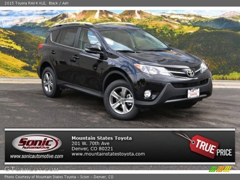 Black / Ash 2015 Toyota RAV4 XLE