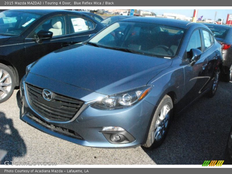 Blue Reflex Mica / Black 2015 Mazda MAZDA3 i Touring 4 Door