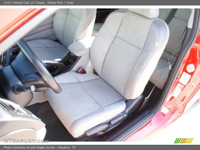 Front Seat of 2013 Civic LX Coupe