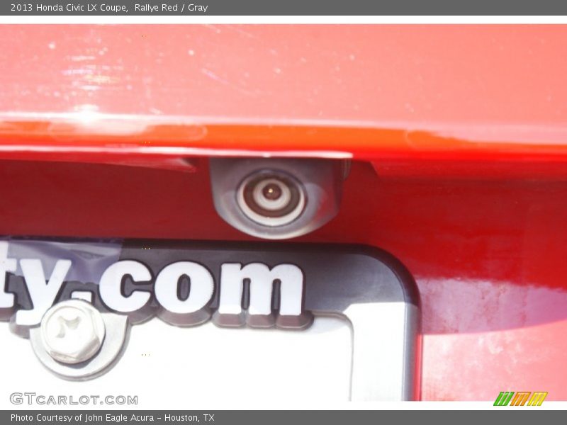 Rallye Red / Gray 2013 Honda Civic LX Coupe