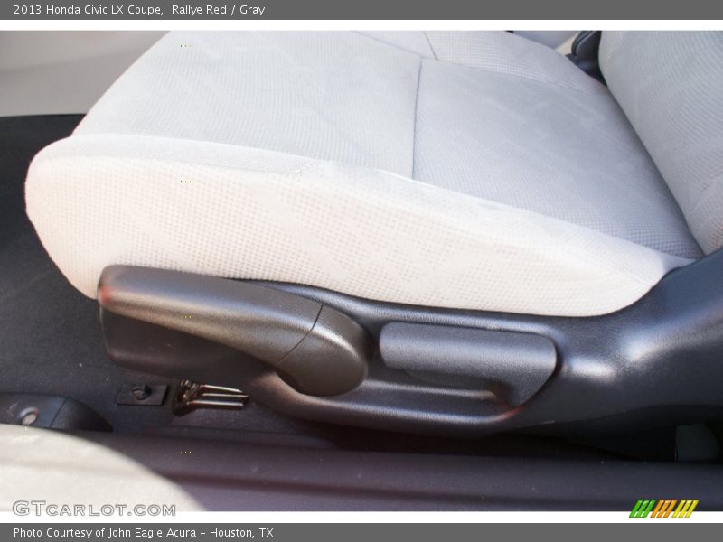 Rallye Red / Gray 2013 Honda Civic LX Coupe