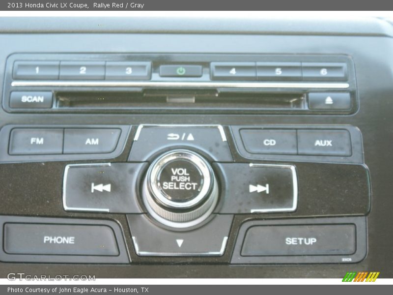 Rallye Red / Gray 2013 Honda Civic LX Coupe