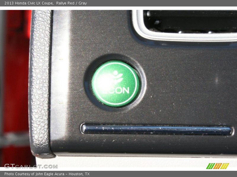 Rallye Red / Gray 2013 Honda Civic LX Coupe