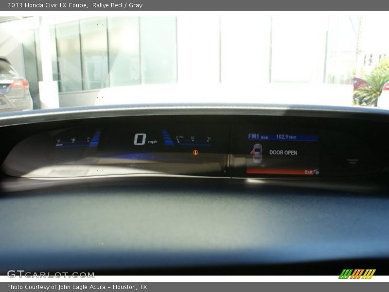  2013 Civic LX Coupe LX Coupe Gauges