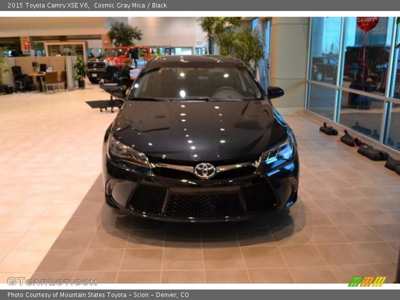 Cosmic Gray Mica / Black 2015 Toyota Camry XSE V6