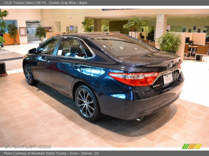Cosmic Gray Mica / Black 2015 Toyota Camry XSE V6