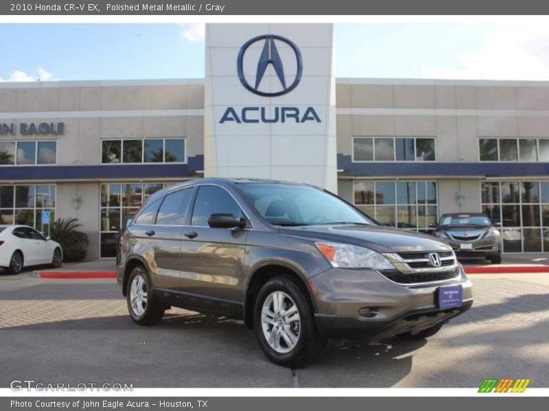 Polished Metal Metallic / Gray 2010 Honda CR-V EX