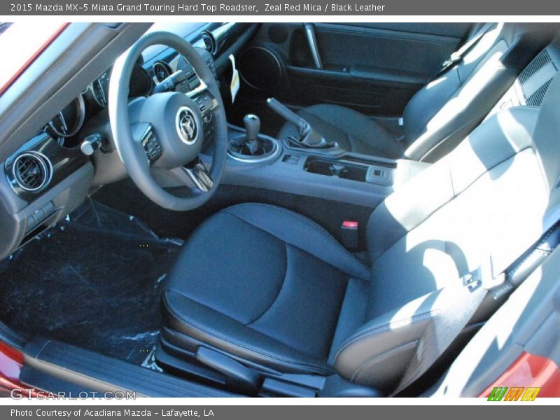  2015 MX-5 Miata Grand Touring Hard Top Roadster Black Leather Interior