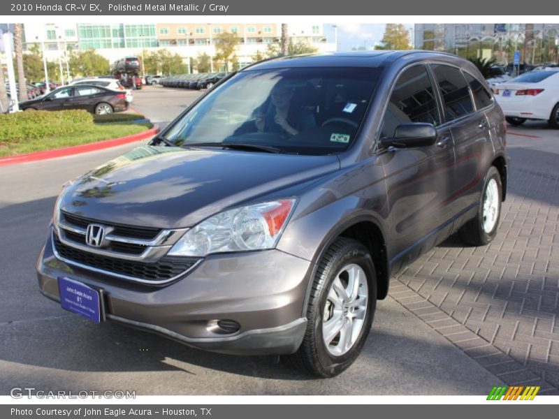 Polished Metal Metallic / Gray 2010 Honda CR-V EX