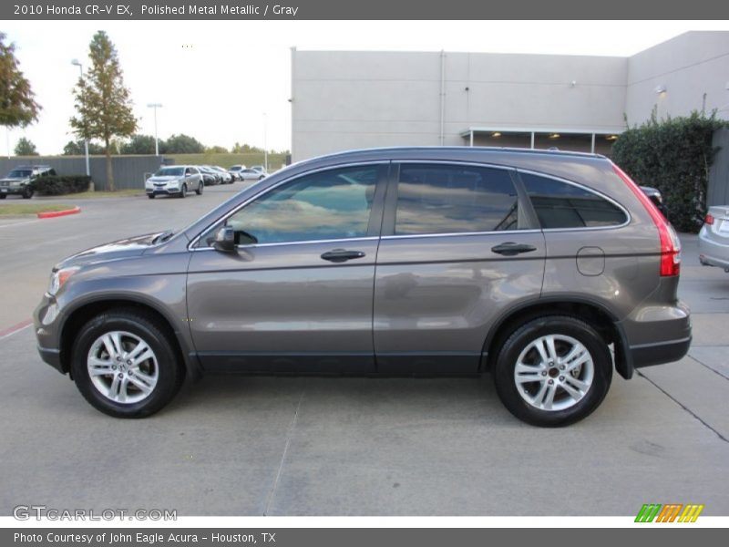 Polished Metal Metallic / Gray 2010 Honda CR-V EX