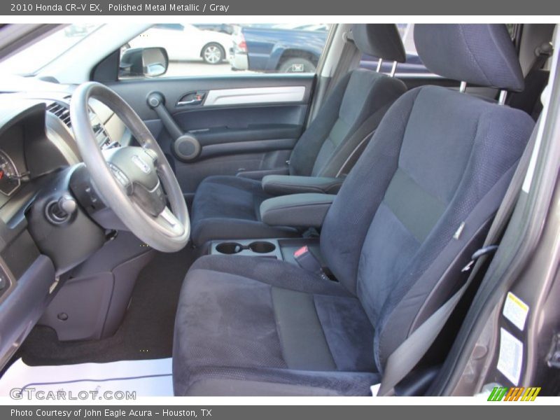 Polished Metal Metallic / Gray 2010 Honda CR-V EX