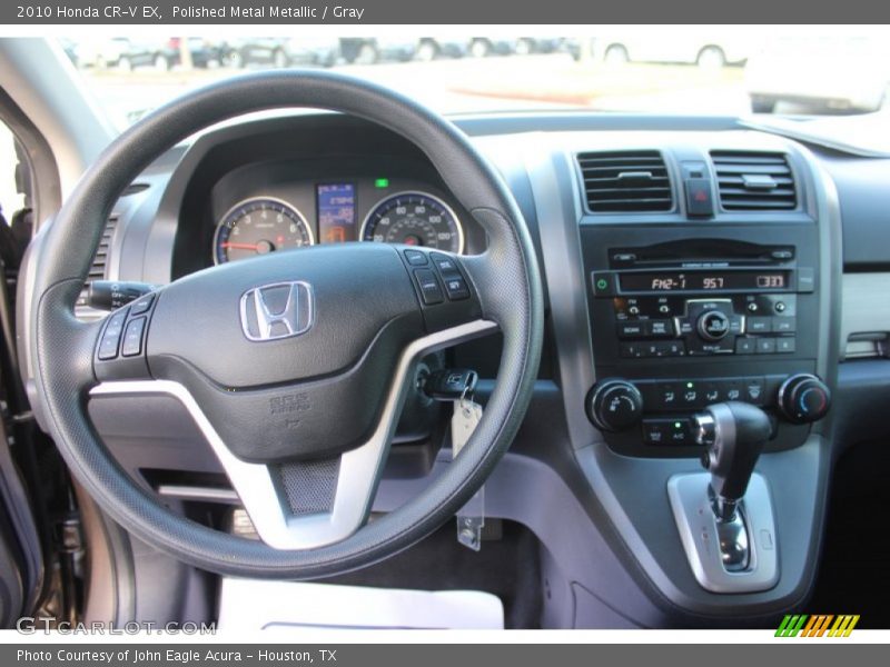 Polished Metal Metallic / Gray 2010 Honda CR-V EX