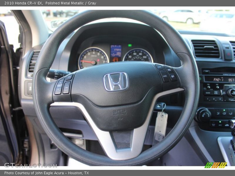 Polished Metal Metallic / Gray 2010 Honda CR-V EX