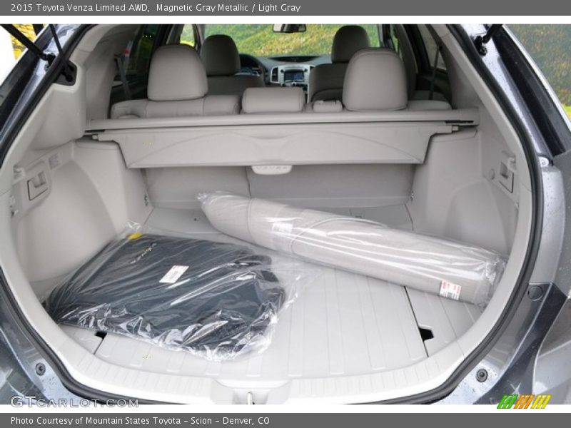 Magnetic Gray Metallic / Light Gray 2015 Toyota Venza Limited AWD