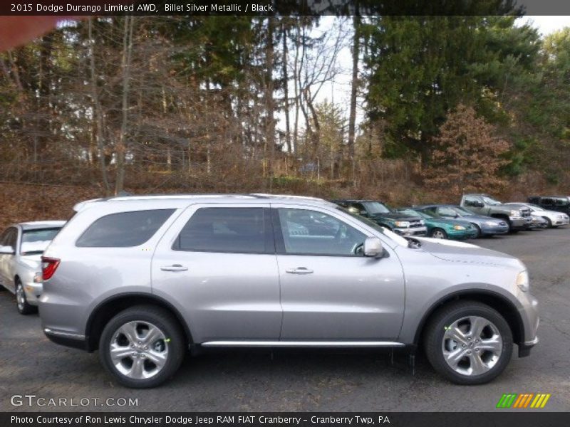 Billet Silver Metallic / Black 2015 Dodge Durango Limited AWD