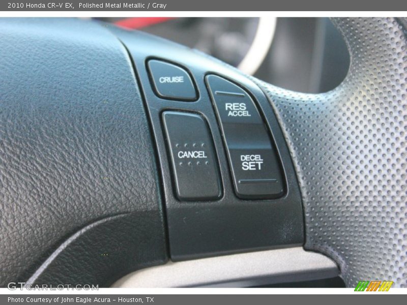 Polished Metal Metallic / Gray 2010 Honda CR-V EX