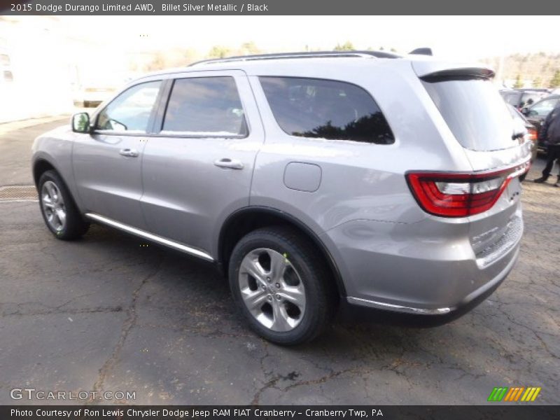 Billet Silver Metallic / Black 2015 Dodge Durango Limited AWD