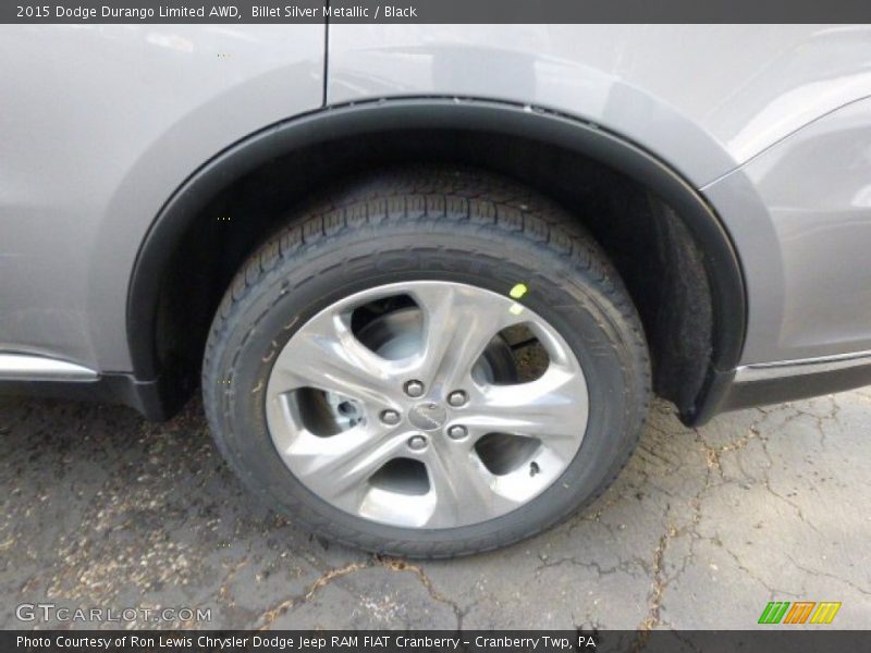 Billet Silver Metallic / Black 2015 Dodge Durango Limited AWD