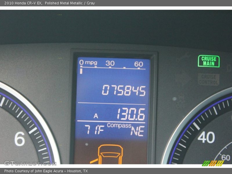 Polished Metal Metallic / Gray 2010 Honda CR-V EX