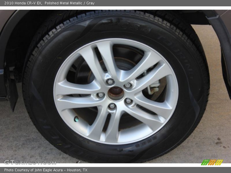 Polished Metal Metallic / Gray 2010 Honda CR-V EX