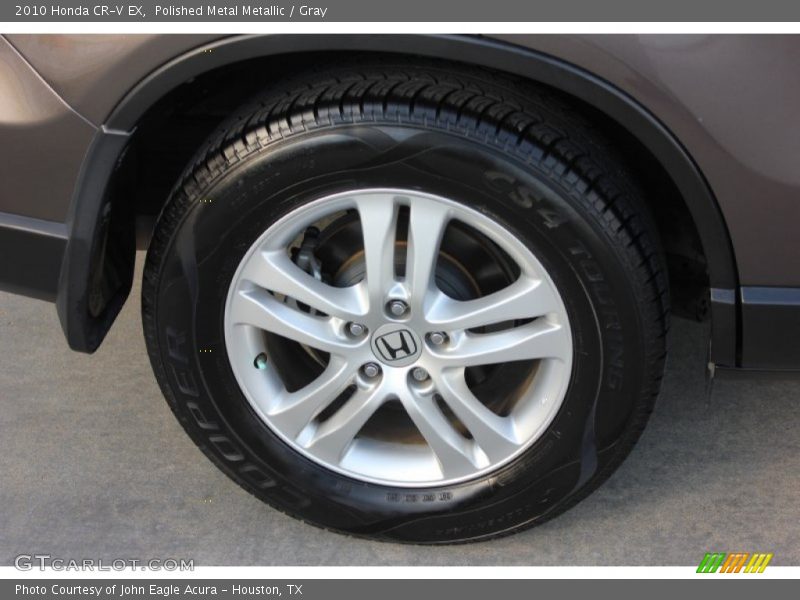 Polished Metal Metallic / Gray 2010 Honda CR-V EX