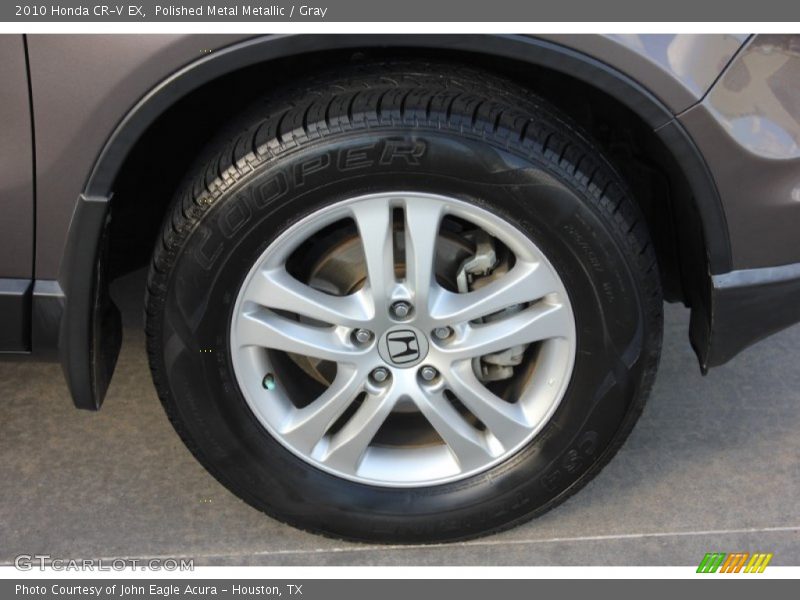 Polished Metal Metallic / Gray 2010 Honda CR-V EX