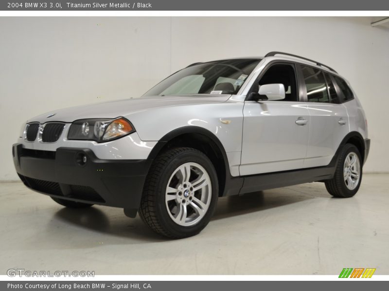 Titanium Silver Metallic / Black 2004 BMW X3 3.0i