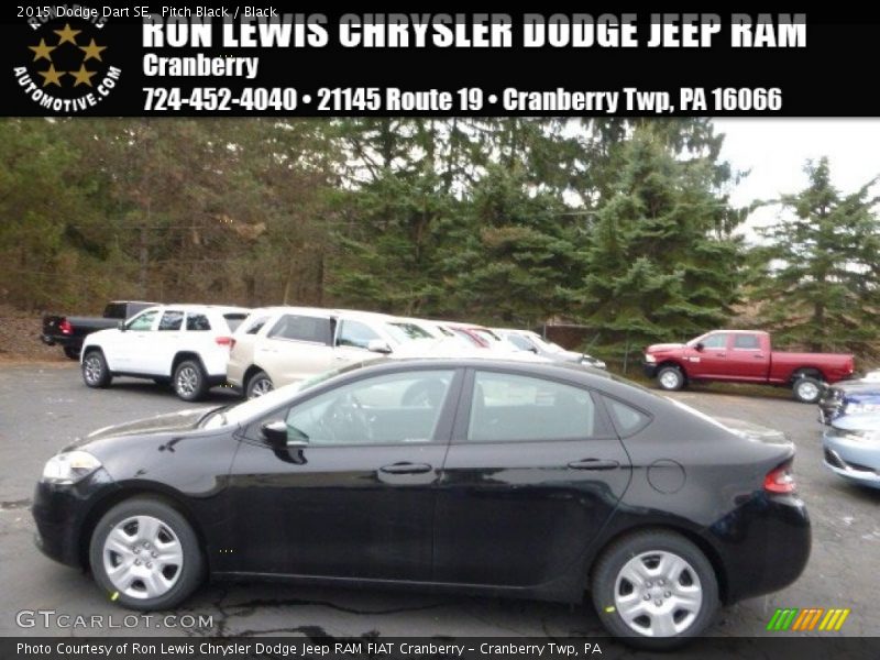 Pitch Black / Black 2015 Dodge Dart SE