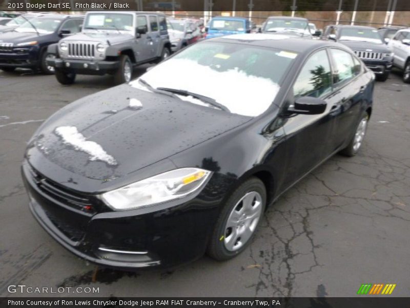 Pitch Black / Black 2015 Dodge Dart SE