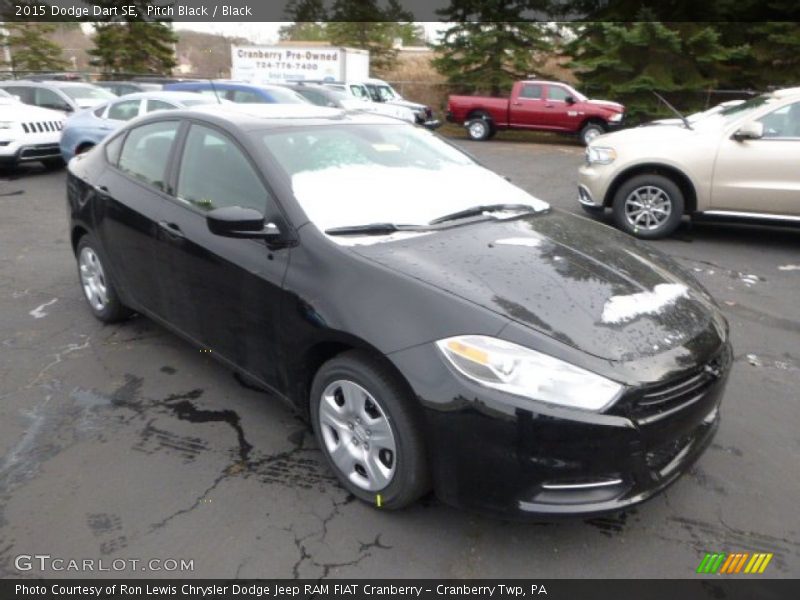 Pitch Black / Black 2015 Dodge Dart SE