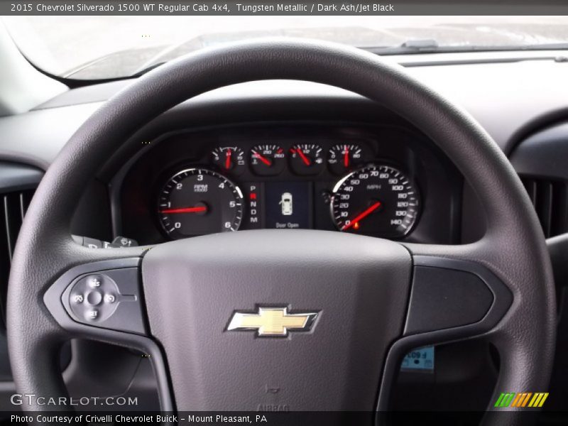 Tungsten Metallic / Dark Ash/Jet Black 2015 Chevrolet Silverado 1500 WT Regular Cab 4x4