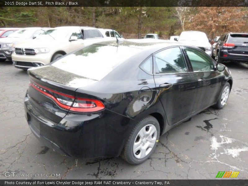 Pitch Black / Black 2015 Dodge Dart SE