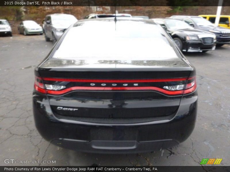 Pitch Black / Black 2015 Dodge Dart SE