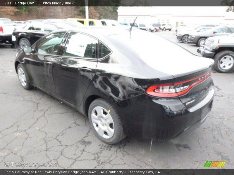 Pitch Black / Black 2015 Dodge Dart SE