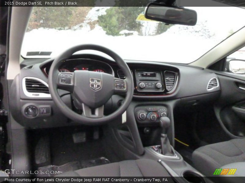 Pitch Black / Black 2015 Dodge Dart SE