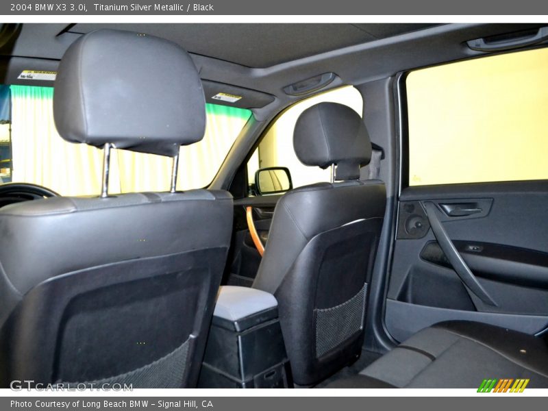 Titanium Silver Metallic / Black 2004 BMW X3 3.0i