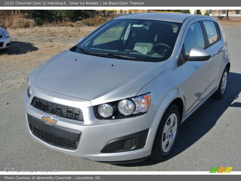 Silver Ice Metallic / Jet Black/Dark Titanium 2015 Chevrolet Sonic LS Hatchback