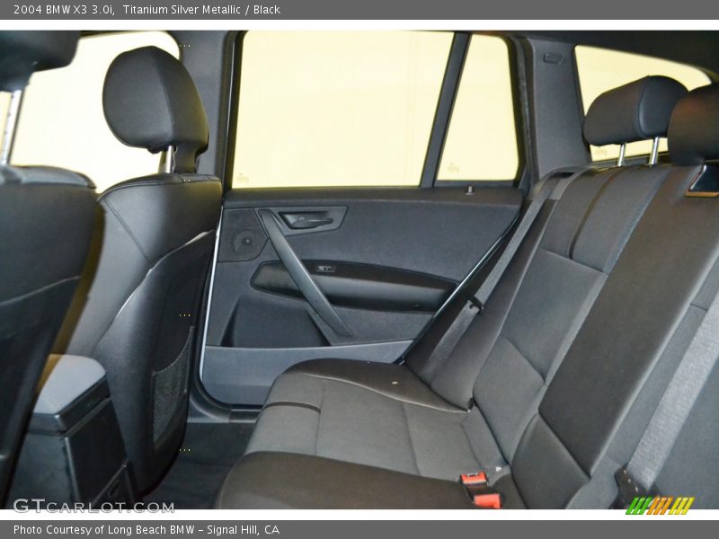Titanium Silver Metallic / Black 2004 BMW X3 3.0i